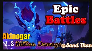 18 billion damage to osh Asgard Boss by Akinogar  herowars [upl. by Marcia]