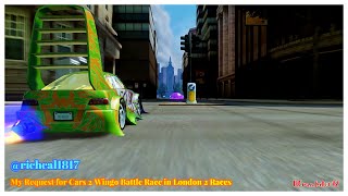 Cars 2 The Video Game  Wingo Battle Race in London [upl. by Chuipek240]