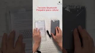 THE BEST Teclado Bluetooth Plegable para CELULARES Review y Unboxing [upl. by Ennylhsa]