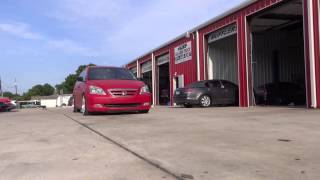 2006 amp 2013 Honda Odyssey AirBag Suspension by CVT Designs [upl. by Gifford]