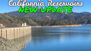 California Reservoirs Water Level Update February 2024 [upl. by Aimerej]