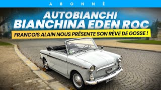 François Allain nous présente son Autobianchi Eden Roc  le plus petit cabriolet du monde [upl. by Ettenay]