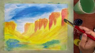 Free Waldorf Painting Lesson 4th Grade  Wet On Wet  Simply Waldorf [upl. by Assillam]