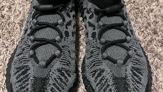 Yeezy 350V2 CMPCT Slate Onyx review [upl. by Ellatsirhc41]