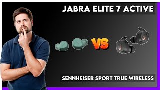 Jabra Elite 7 Active vs Sennheiser Sport True Wireless Comparison [upl. by Willis769]