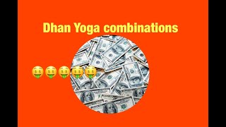 Dhan Yoga in astrology  Rich or money Yoga combination Lakshmi Yoga [upl. by Avir]