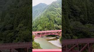 Kurobe Gorge Railway 黑部峽谷鐵道新山彥橋 train 宏觀一點 出遊 [upl. by Carmela]