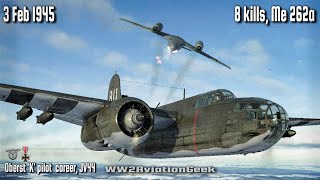 Messerschmitt 262a 8 kills Highspeed recon over Düren  Ace in a Day  WW2 Air Combat Flight Sim [upl. by Turmel454]