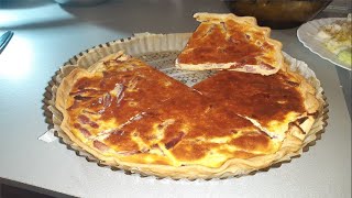 COMMENT FAIRE une QUICHE LORRAINE sans LAIT ni CREME [upl. by Brena]