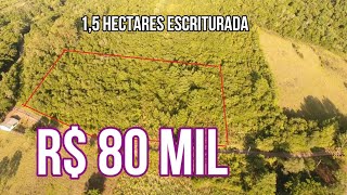 113918 CHACRINHA ESCRIT COM LUZ E BOAS ESTRADAS EM SANTO ANTÔNIO DA PATRULHA 15 HECTARES R 80 MIL [upl. by Madalena]