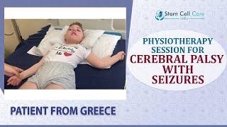 Physiotherapy session for the cerebral palsy at SCCI  Stem Cell Therapy for Cerebral Palsy [upl. by Arykat347]