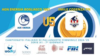 AGN ENERGIA BOGLIASCO 1951 vs SMILE COSENZA PALLANUOTO [upl. by Barkley]