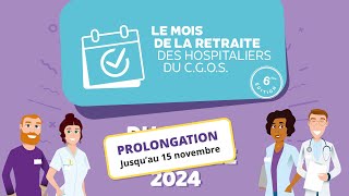 Le Mois de la Retraite des Hospitaliers 2024 est prolongé [upl. by Kylander]