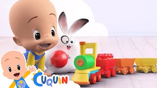 Colorful Train  Magic PlayDoh Ponies  Kids Learning  Cleo amp Cuquin  Toddlers [upl. by Adnahsed14]