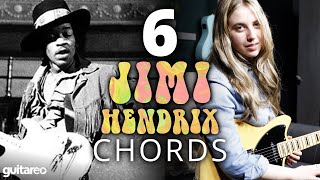 6 Iconic Jimi Hendrix Guitar Chords Learn How To Play Them [upl. by Tessi]