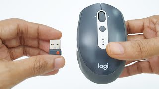 How to Pair Logitech M585M590 with Unifying Receiver Logitech Options Software [upl. by Jentoft]