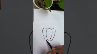 How to draw capsicumbell pepper step by step  easy capsicum drawing  vegetable drawing [upl. by Lawry]