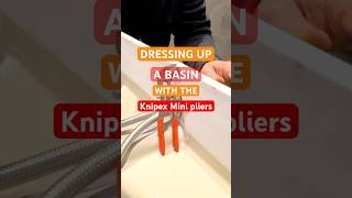 Dressing up a basin with the smallest pliers ever [upl. by Kale]