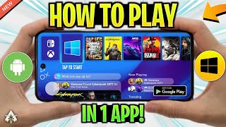 NEW How To Play ANY Console Games On Android  PCPS5PS4 In 1 APP No Emulator [upl. by Camarata]