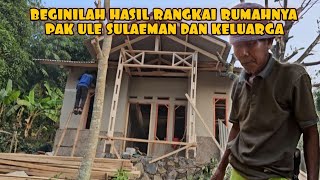 PERKEMBANGAN BEDAH RUMAH PAK ULE SULAEMAN HARI KE6 NAMPAK BERDIRI DAN KEKURANGAN BAHAN MATERIAL [upl. by Milstone]