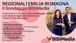 Elezioni Regionali EmiliaRomagna il sondaggio BiDiMedia [upl. by Reinhold]