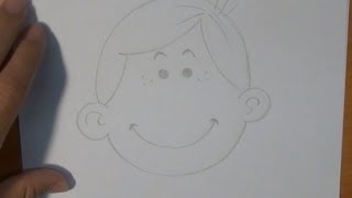 Dibujar una cara sonriente  Draw a smiley face [upl. by Norre167]