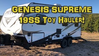 New Toy Hauler 2020 Genesis Supreme 19SS [upl. by Bilat234]