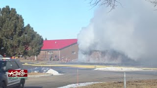 Fire Inspectors Looking For What Sparked Fire At Elmwood Golf Course [upl. by Einhpets]