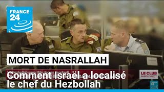 Mort dHassan Nasrallah  comment Israël a localisé le chef du Hezbollah • FRANCE 24 [upl. by Armillda]