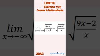 Exercice 270 Limites 2BAC Maths [upl. by Potts845]