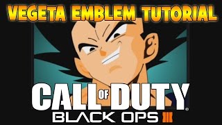 VEGETA EMBLEM TUTORIAL  BLACK OPS 3 [upl. by Everard628]