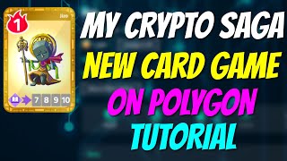 MY CRYPTO SAGA  NEW NFT BLOCKCHAIN GAME HOW TO PLAY TUTORIAL [upl. by Piane]