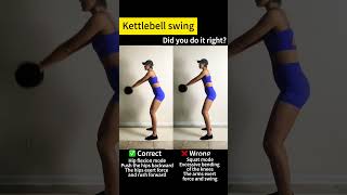 【Are the wrong postures of the kettlebell swing yours】 [upl. by Hgielyk]