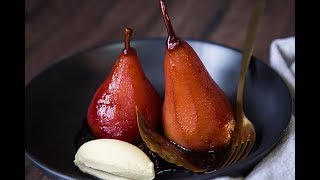 FreshFast Red Wine Poached Pears with Mascarpone [upl. by Lowe935]