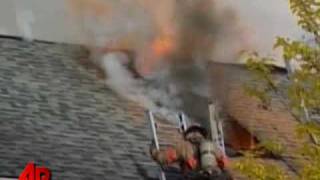 Raw Video Fire Rips Through Elementary School [upl. by Ahsilat]