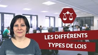 Les différents types de lois  Droit  digiSchool [upl. by Templia]