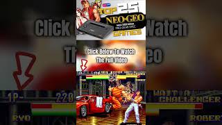 Top 25 Neo Geo Games🕹shorts neogeo retrogaming [upl. by Erapsag]