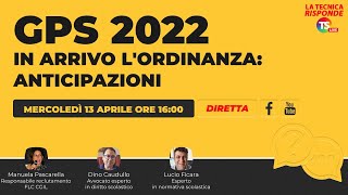 Gps 2022 in arrivo lordinanza anticipazioni [upl. by Ydaf410]