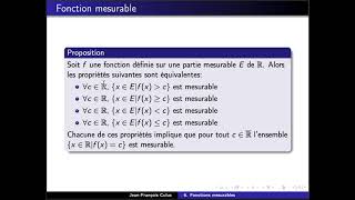 6 fonctions mesurables [upl. by Annaig]