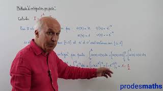 Terminale  Intégrales  Synthèse  4 méthodes de calcul  La méthode quotpar intégration par partiesquot [upl. by Nwahsal]