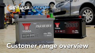 Customer battery range overview  GS Yuasa Academy  GYTV [upl. by Garth]