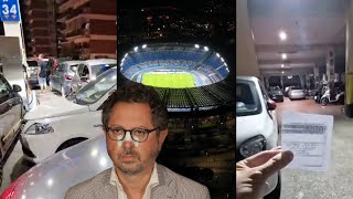 BORRELLI denuncia il CASO PARCHEGGI allo STADIO MARADONA 🅿️  NapoliMonza ⚠️ [upl. by Prussian]