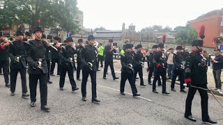 Band and a bugles of the rifles new guard ￼ Queens gurkha engineers [upl. by Nareik]