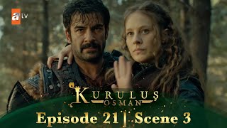 Kurulus Osman Urdu  Season 3 Episode 21 Scene 3  Turgut ne Mari ko phir se bachaya [upl. by Enortna]