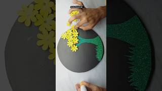 কাগজের তৈরী জিনিস  কাগজের ফুল বানানো  Kagojer Ful Banano  Wallmate  diy shorts youtubeshorts [upl. by Yolanthe748]