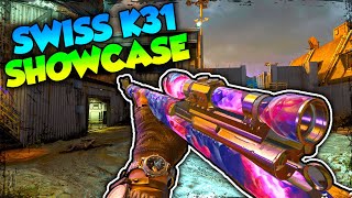 SWISS K31 Sniper Rifle Showcase  Pack a Punch Tier 3 Round 20 Gameplay  Cold War Zombies [upl. by Carol-Jean]