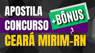 Como PASSAR no Concurso Ceará Mirim  RN 2024  Material EXCLUSIVO para Técnico Administrativo [upl. by Lad]