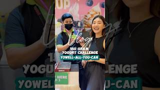 45 Peso Yogurt Challenge ft YowellAllYouCan eating foodie philippines manila [upl. by Smalley]