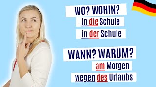 Grammatik einfach erklärt Adverbiale  Deutsch lernen B1B2 [upl. by Jacobson869]