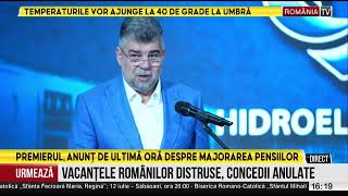 Marcel Ciolacu anunţ de ultimă oră despre majorarea pensiilor [upl. by Ardene]